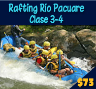 Rafting R&iacute;o Pacuare Clase 3-4
